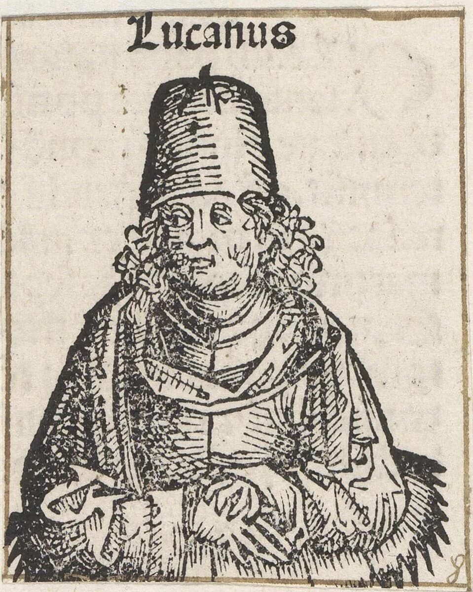 1493 Nuremberg Chronicle woodcut; imaginary portrait