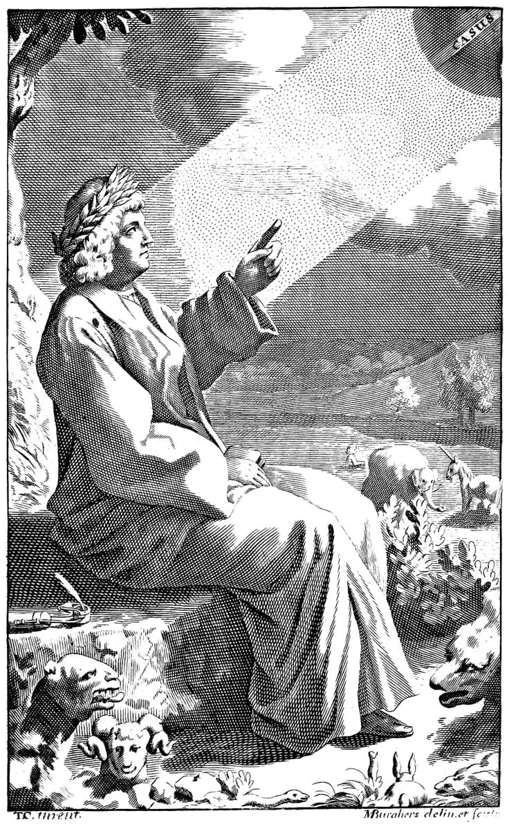 1682/1714 book frontispiece by Michael Burghers