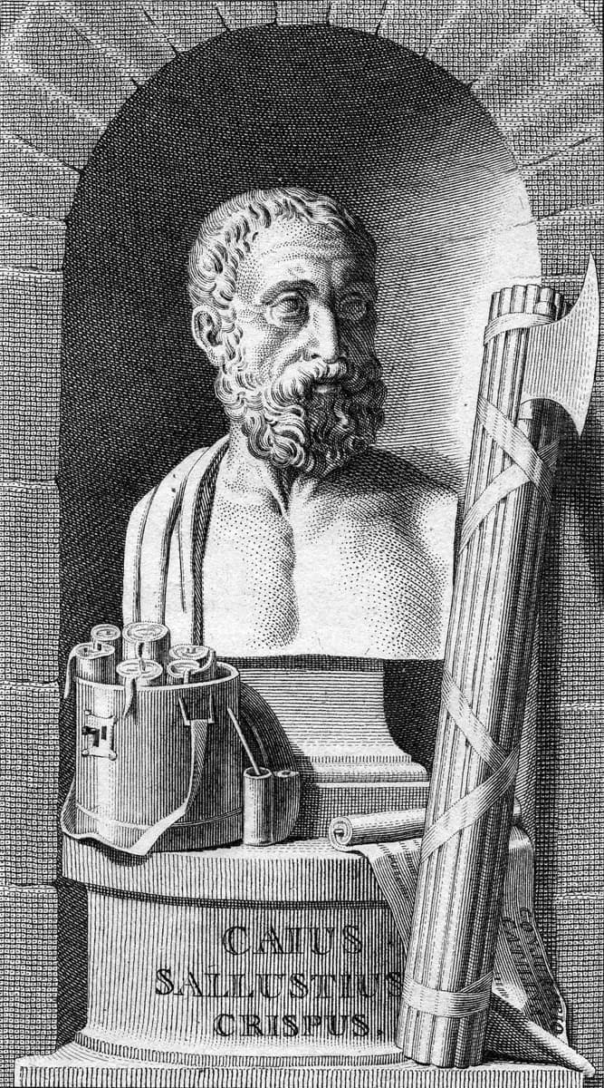 Imaginary later engraved portrait by Philippe Trière