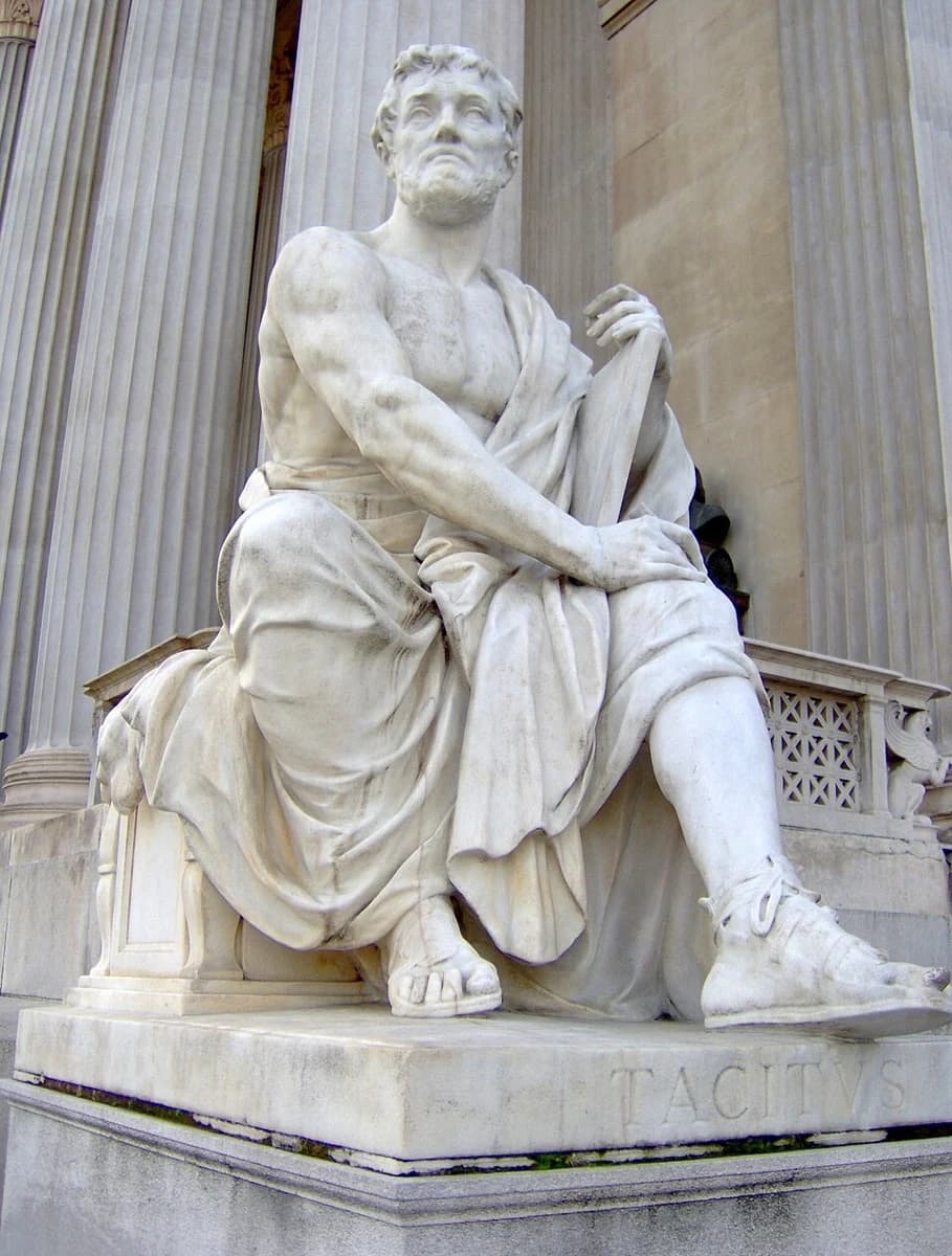 Modern Austrian Parliament statue