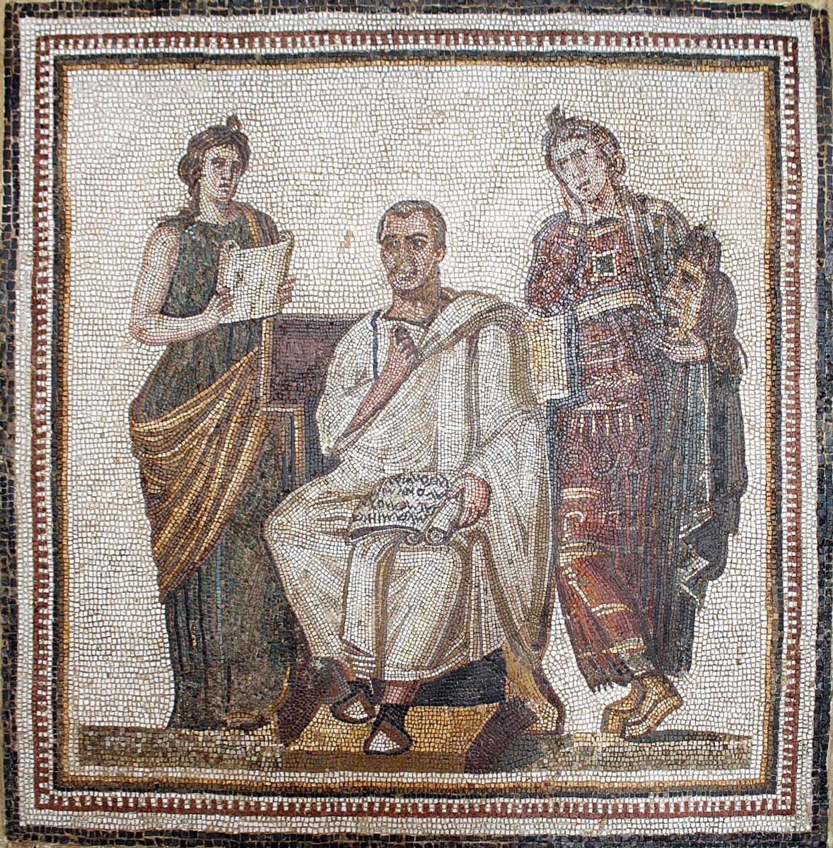 Third-century mosaic, a later ancient depiction